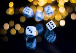 Live dealer blackjack table with multi-camera stream and player interaction